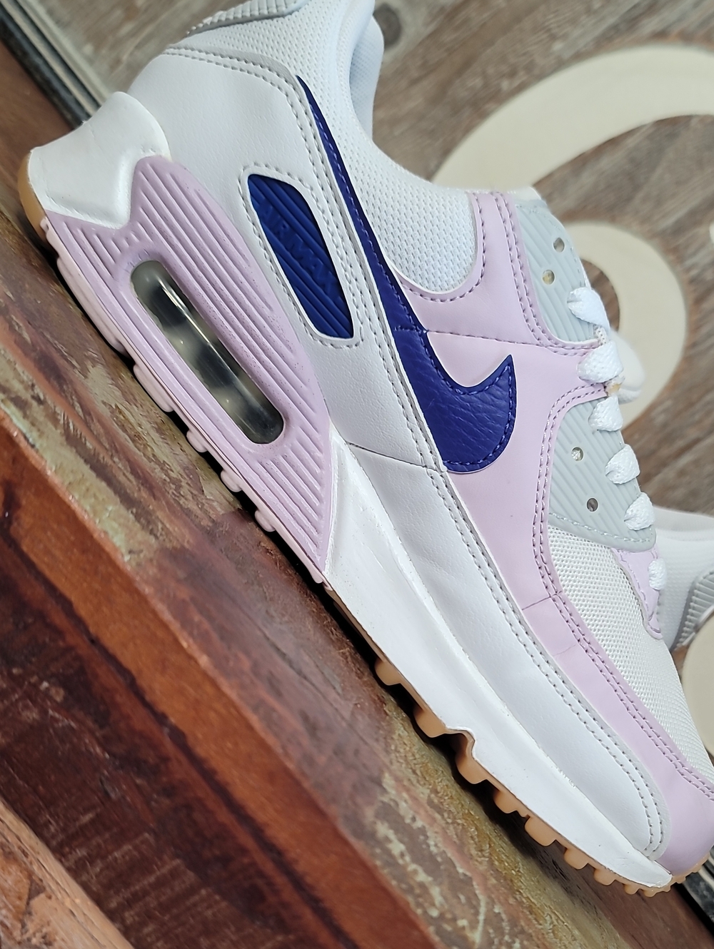 🔥 Nike Wmns Air Max 90 'White Doll' "Light Pink/platinum/Gum" Wmns 8 Good Cond - Picture 15 of 16
